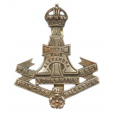 Yorkshire Regiment (Green Howards) Cap Badge - King's Crown