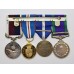 Campaign Service Medal (Clasp - Air Operations Iraq), NATO (Non Article 5), 2002 Golden Jubilee and RAF Long Service & Good Conduct Medal Group of Four - Sgt. A.C. Hutchinson, Royal Air Force