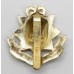 East Surrey Regiment Anodised (Staybrite) Cap Badge - Queen's Crown