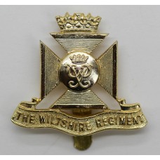 Wiltshire Regiment Anodised (Staybrite) Cap Badge (Prince Philip Cypher) (Metal Slider)