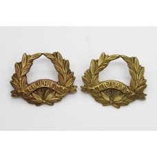 Pair of Pre 1881 57th (West Middlesex) Regiment of Foot Collar Ba