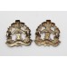 Pair of Middlesex Regiment Officer's Silver Collar Badges