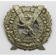 London Scottish Cap Badge