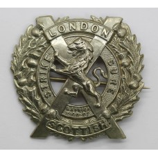 London Scottish Cap Badge