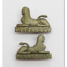 Pair of Dorsetshire Regiment Collar Badges