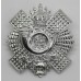 Highland Light Infantry (H.L.I.) Anodised (Staybrite) Cap Badge - King's Crown