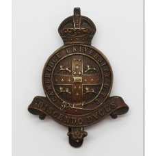 Cambridge University O.T.C. Cap Badge - King's Crown