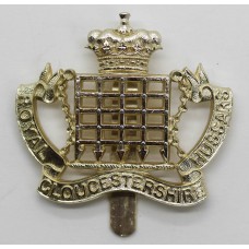 Royal Gloucestershire Hussars Anodised (Staybrite) Cap Badge