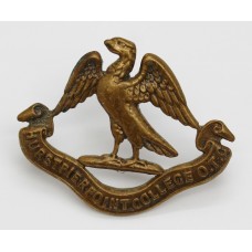 Hurstpierpoint College O.T.C. Cap Badge