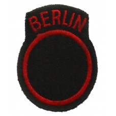 British Troops Berlin District Cloth Formation Sign (2nd Pattern)