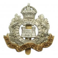 Edwardian Suffolk Regiment 'Two Tower' Cap Badge