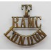Royal Army Medical Corps London Territorials (T/R.A.M.C./LONDON) Shoulder Title