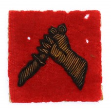 19th Indian Division Cloth Bullion Formation Sign