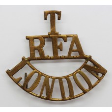 Royal Field Artillery London Territorials (T/R.F.A./LONDON) Shoulder Title