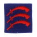 28th (Essex) Searchlight Regiment R.A. Cloth Formation Sign