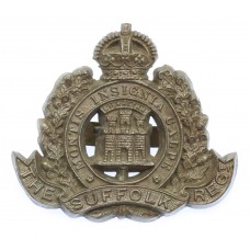 Suffolk Regiment WW2 Plastic Economy Cap Badge