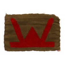 53rd (Welch) Division Cloth Formation Sign