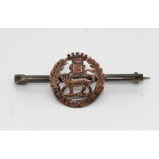 York & Lancaster Regiment Silver Sweetheart Brooch