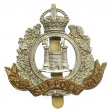 4th Bn. Suffolk Regiment Cap Badge - King's Crown