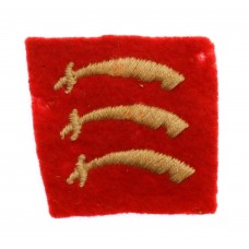 Essex County Division Cloth Formation Sign (1st Pattern)