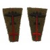 Pair of 1st Anti-Aircraft Division Cloth Formations Signs (1st Pattern)