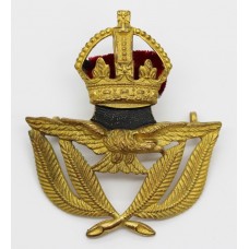 Royal Air Force (R.A.F.) Warrant Officer's Cap Badge - King's Crown