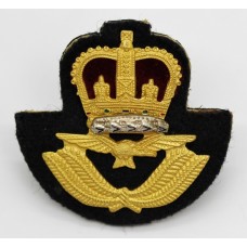 Royal Air Force (R.A.F.) Warrant Officer's Cap Badge - Queen's Crown