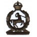 Royal Army Veterinary Corps (R.A.V.C.) Officer's Service Dress Cap Badge - King's Crown