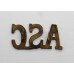 Army Service Corps (A.S.C.) Shoulder Title