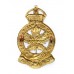 Canadian Royal Montreal Regiment Cap Badge - King's Crown