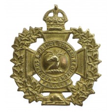 Canadian Hastings & Prince Edward Regiment Cap Badge - King's Crown