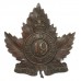 Canadian 19th Lincoln Regiment Cap Badge - King's Crown