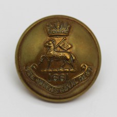 Queen's Royal (West Surrey) Regiment Officer's Button (Large)