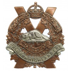 Canadian Calgary Highlanders Cap Badge - King's Crown