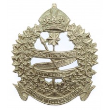 Canadian Intelligence Corps Cap Badge - King's Crown