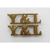 Pair of York & Lancaster Regiment (Y & L) Shoulder Titles