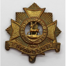 Bedfordshire Regiment WW1 All Brass Economy Cap Badge