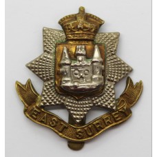 Edwardian East Surrey Regiment Cap Badge