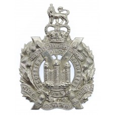 King's Own Scottish Borderers (K.O.S.B.) Cap Badge - Queen's Crow