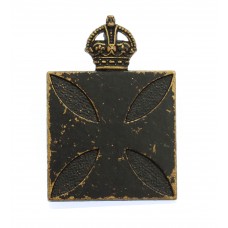 Royal Army Chaplain's Department Cap Badge - King's Crown (1st Pattern)