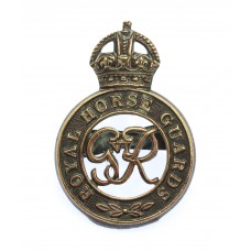 George VI Royal Horse Guards Officer's Service Dress Cap Badge