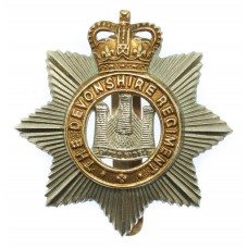 Devonshire Regiment Cap Badge - Queen's Crown