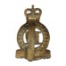 4th Queen's Own Hussars Cap Badge - Queen's Crown