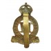 4th Queen's Own Hussars Cap Badge - King's Crown