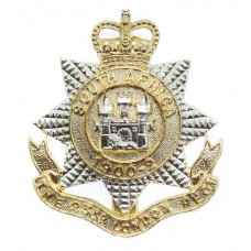 23rd Bn. London Regiment Anodised (Staybrite) Cap Badge - Queen's
