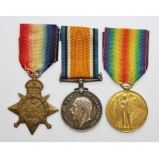 WW1 1914 Mons Star Medal Trio - Sjt. H.J. Champion, 1st Bn. Somerset Light Infantry - K.I.A.