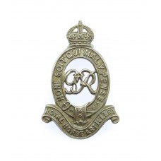 George VI Royal Horse Artillery (R.H.A.) Cap Badge