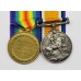 WW1 British War & Victory Medal Pair - Pte. K. Robinson, 21st (Wool Textile Pioneers) Bn. West Yorkshire Regiment - K.I.A.
