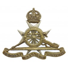 Royal Malta Artillery Cap Badge - King's Crown