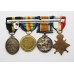 WW1 1915-15 Star Medal Trio and Territorial Force Efficiency Medal Group - Dvr. E.H. Dovey, Royal Field Artillery